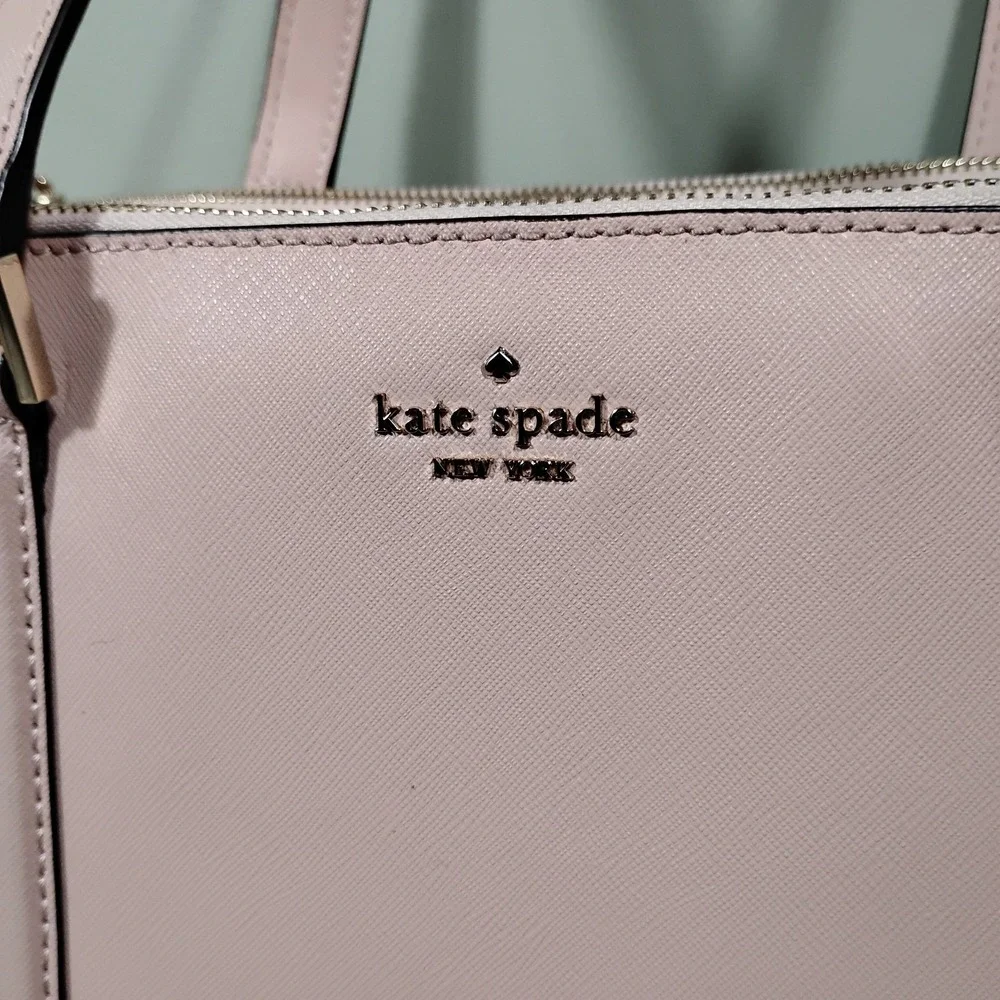 Authentic‎ Kate Spade Newbury Lane Briar Light Pink Saffiano Leather Tote Bag